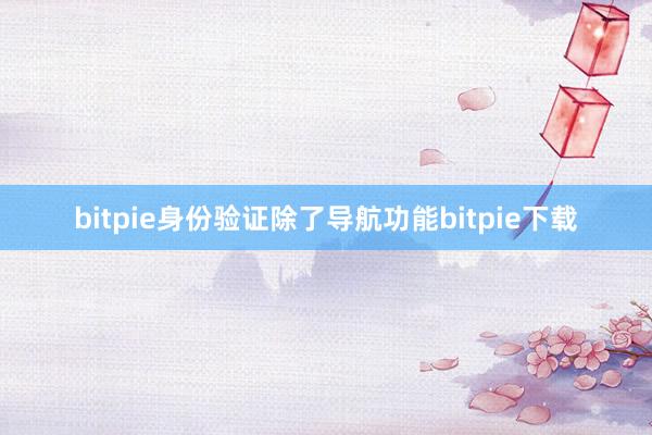 bitpie身份验证除了导航功能bitpie下载