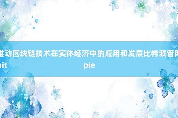 推动区块链技术在实体经济中的应用和发展比特派管网
bitpie