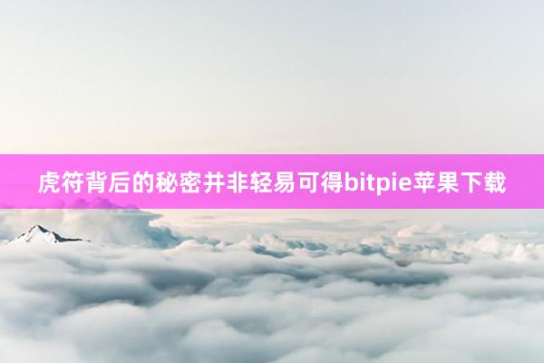 虎符背后的秘密并非轻易可得bitpie苹果下载