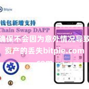 确保不会因为意外情况导致资产的丢失bitpie.com