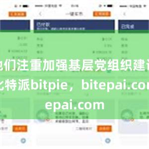 他们注重加强基层党组织建设比特派bitpie，bitepai.com