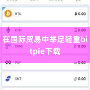 在国际贸易中举足轻重bitpie下载