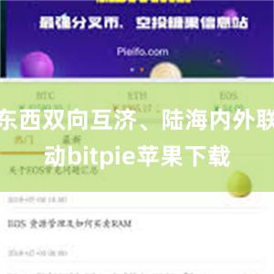 东西双向互济、陆海内外联动bitpie苹果下载