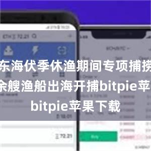 东海伏季休渔期间专项捕捞9600余艘渔船出海开捕bitpie苹果下载