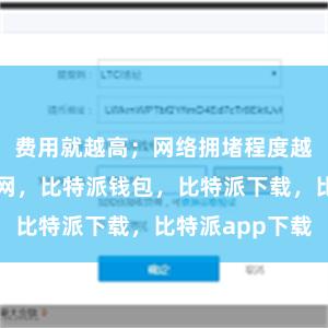 费用就越高；网络拥堵程度越高比特派官网，比特派钱包，比特派下载，比特派app下载